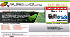Desktop Screenshot of abp-extermination.com